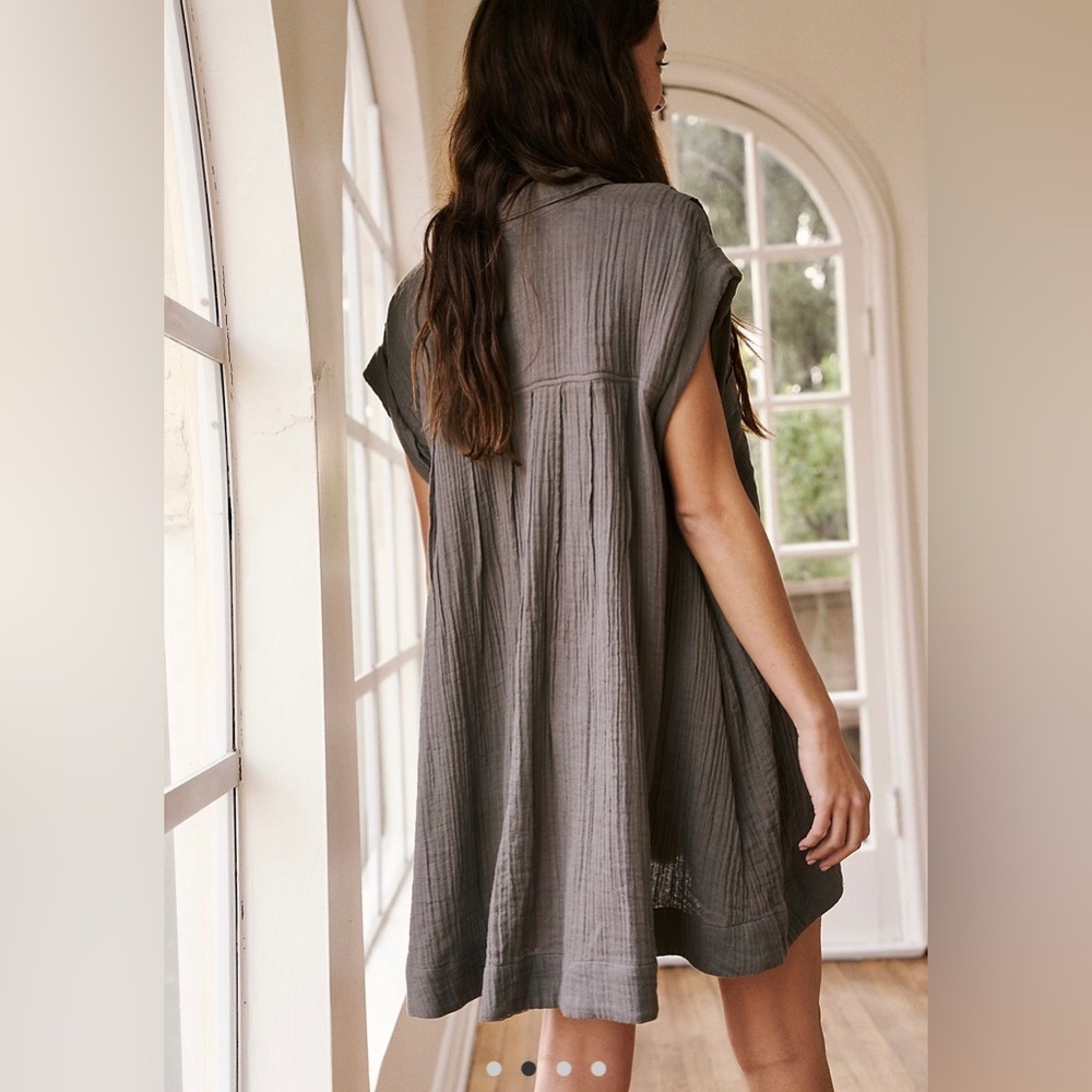 Free people linen cover up - Picture 3 of 5